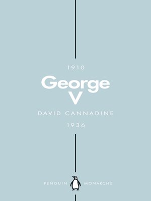 cover image of George V (Penguin Monarchs)